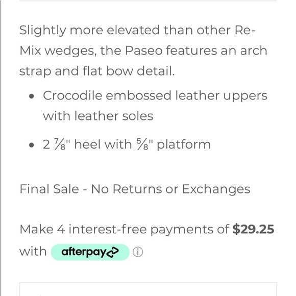 Re-Mix Paseo Wedge Peep Toe Sandal - Picture 5 of 7